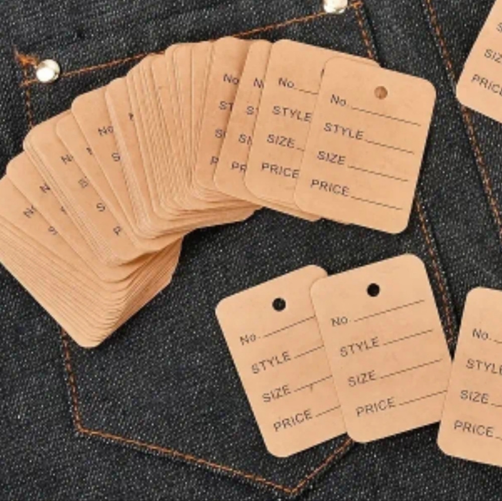 Sale tags for clothing,  bags and other items 50pcs